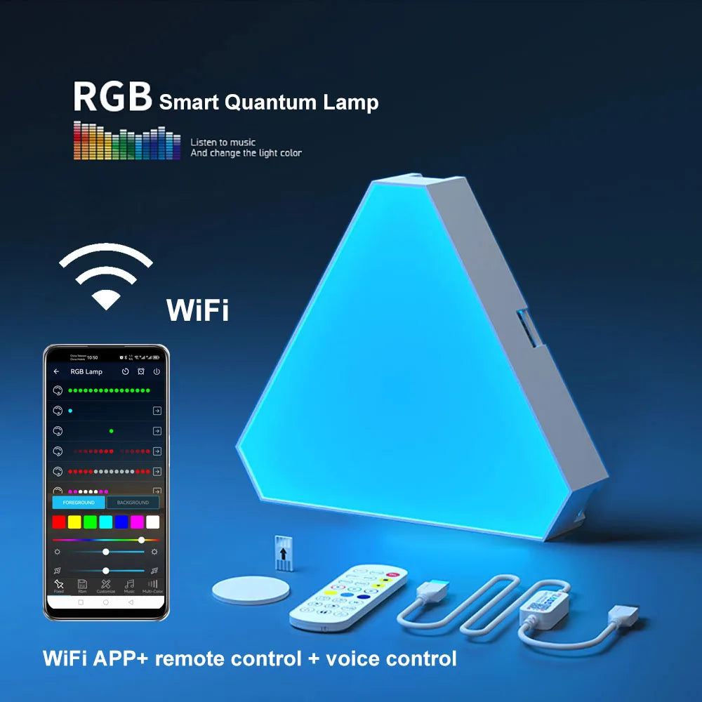 Modern Wall Sconce for Bedroom - Multicolor RGB light