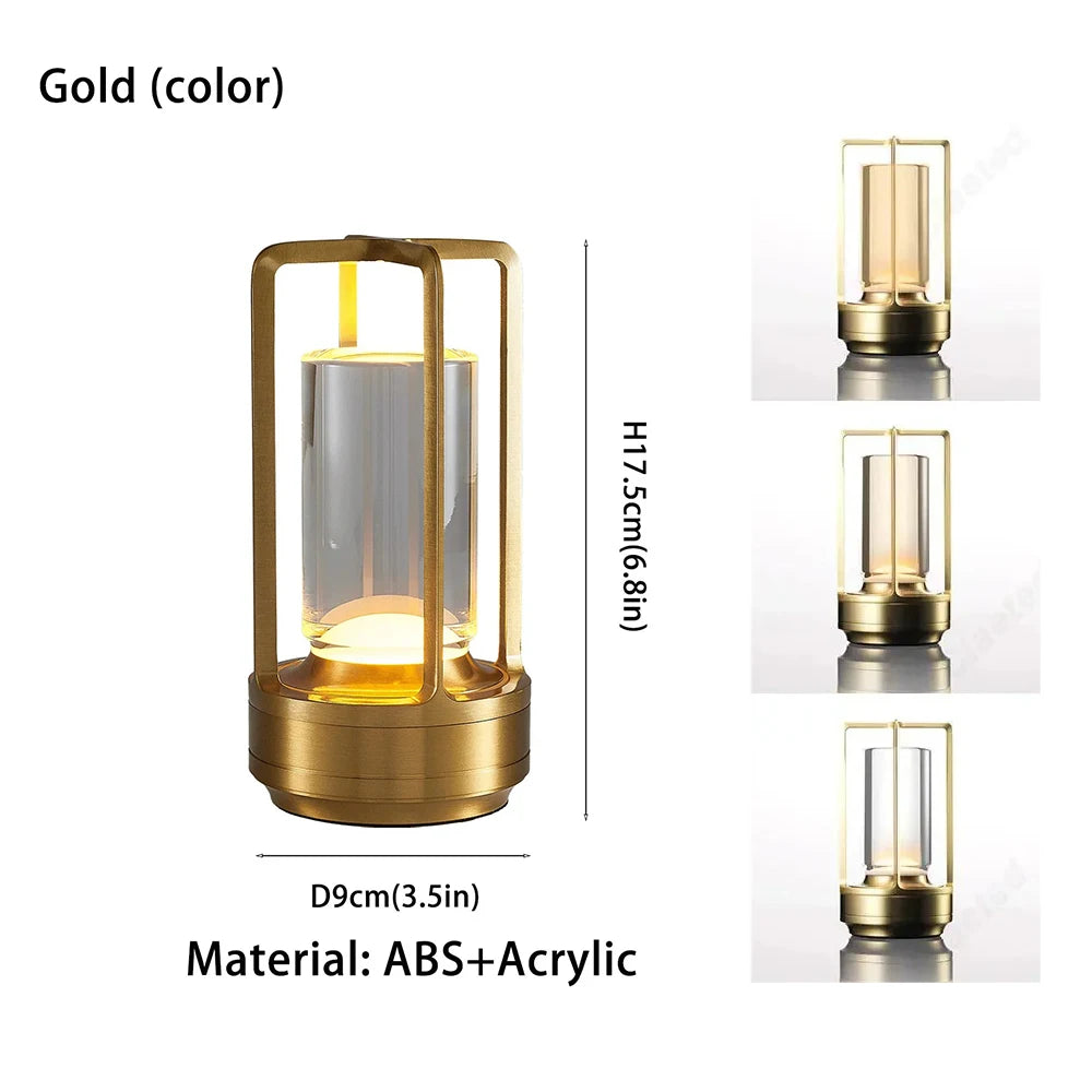 Modern LED Desk Lamp for Home - Flicker-Free Task Light & Compact Desk Footprint