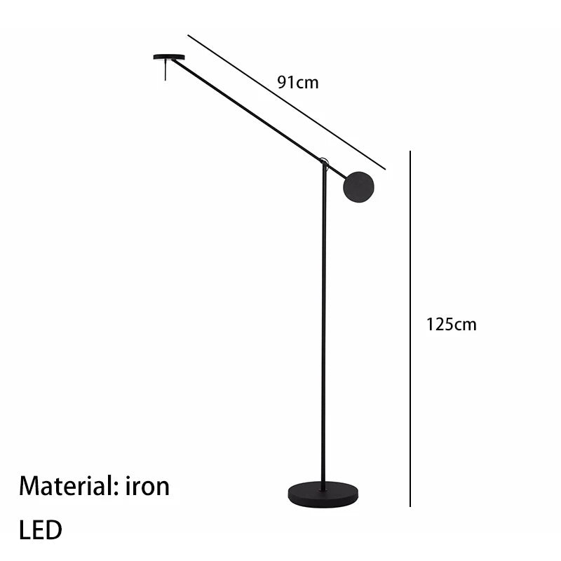 Minimalist Floor Lamp for Bedroom - Corner-Filling Height & Warm Ambient Glow