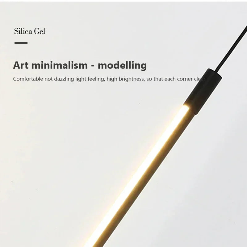 Minimalist Pendant Chandelier for Bedroom - Statement Ceiling Piece & Layered Ambient Glow