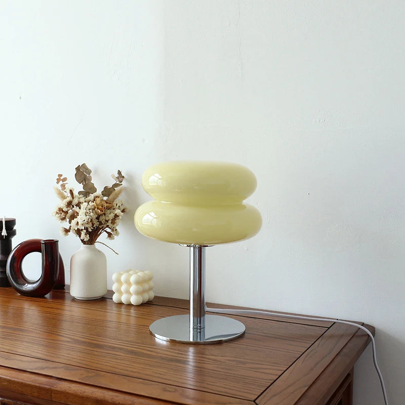 Modern LED Night Light for Bedroom - Glass shade