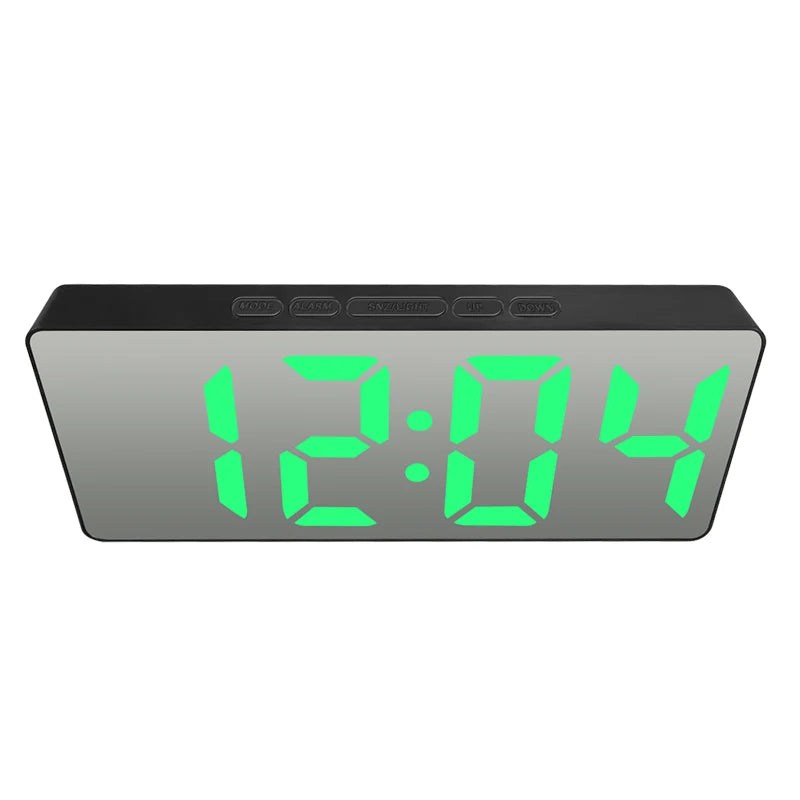 Modern LED Alarm Clock for Home - Easy-Read Large Display & Clean Minimalist Face