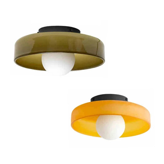 Modern Ceiling Light for Bedroom - Glass shade