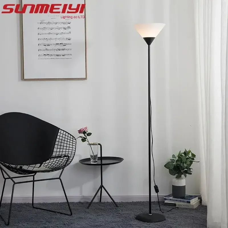 Minimalist Floor Lamp for Bedroom - E27 bulb fitting