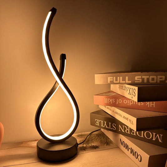 Modern LED Night Light for Bedroom - Gentle Nightstand Glow & Low-Glare Design