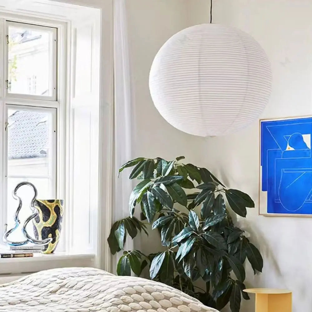 Modern Pendant Chandelier for Hotel - Paper lampshade