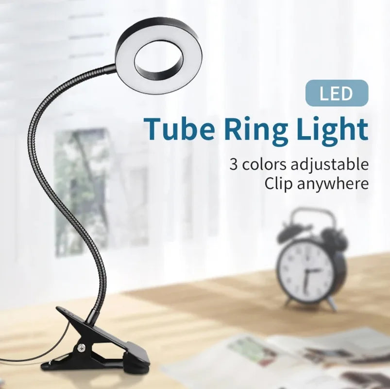 Modern LED Desk Lamp for Study - USB powered & Flexible gooseneck arm
