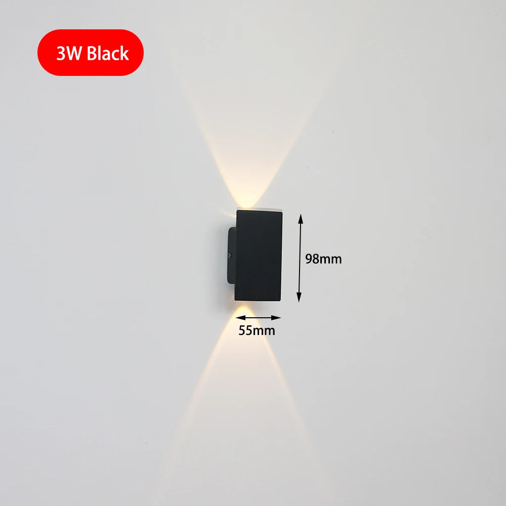 Modern Wall Sconce for Bedroom - Aluminum build