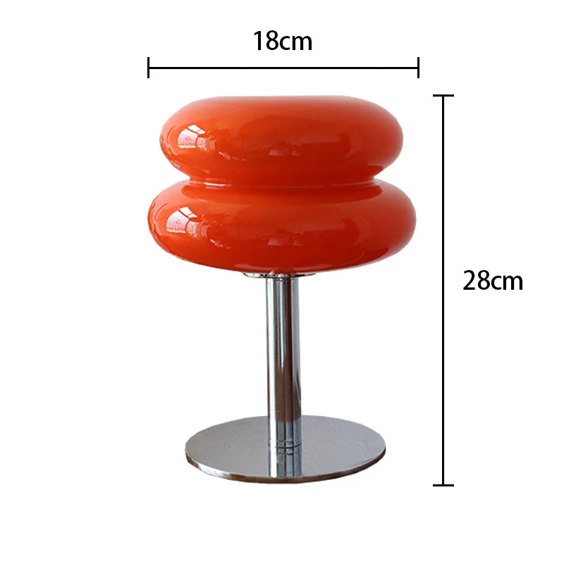 Modern LED Night Light for Bedroom - Glass shade
