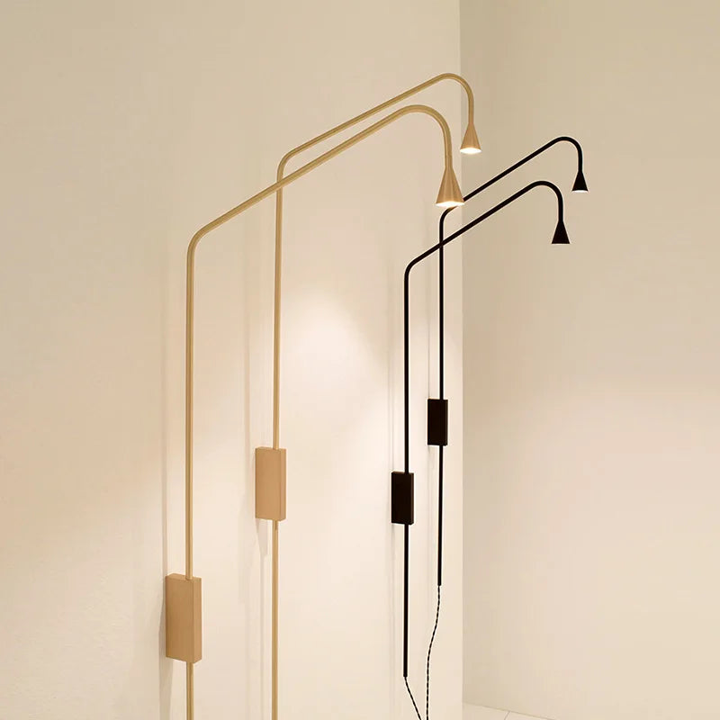 Minimalist Wall Sconce for Bedroom - Aluminum build