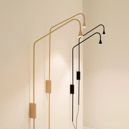 Minimalist Wall Sconce for Bedroom - Aluminum build