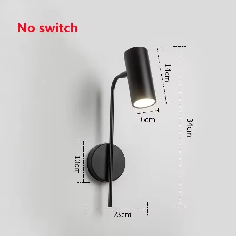 Minimalist Wall Sconce for Bedroom - Space-Saving Design & Directional Ambient Glow