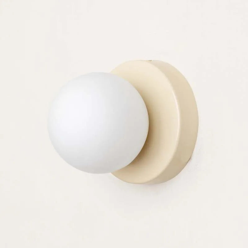 Modern Wall Sconce for Bedroom - Glass shade