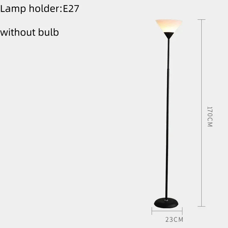 Minimalist Floor Lamp for Bedroom - E27 bulb fitting