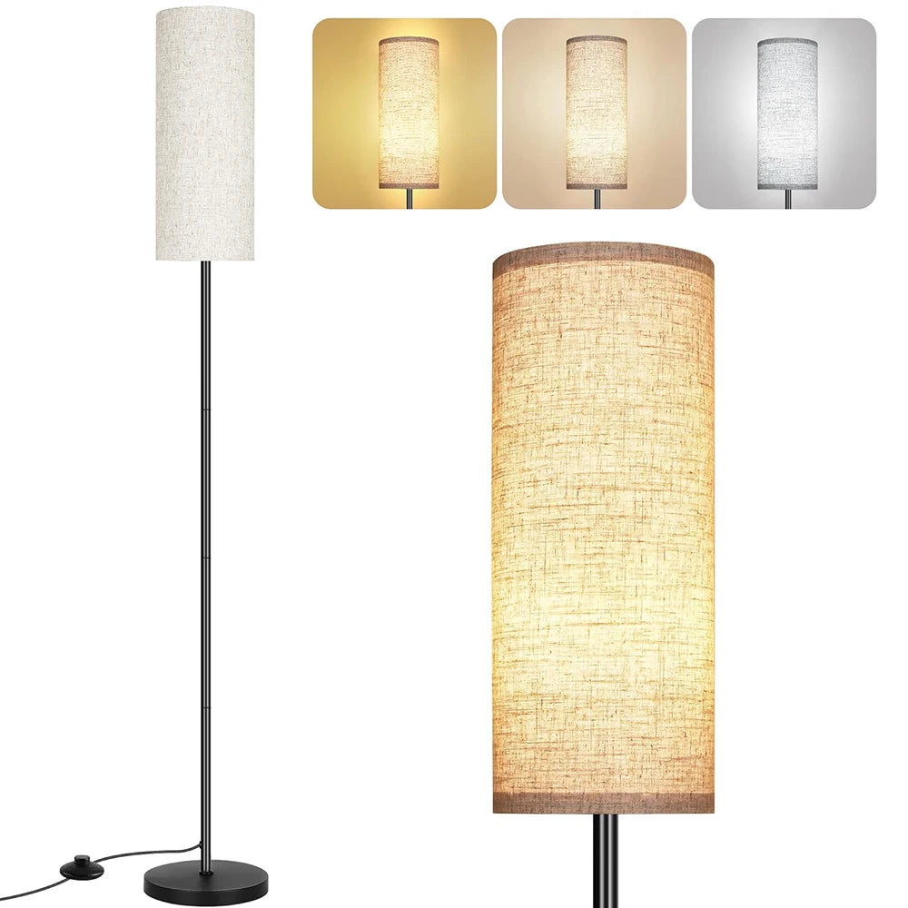 Modern Floor Lamp for Bedroom - Foot pedal switch