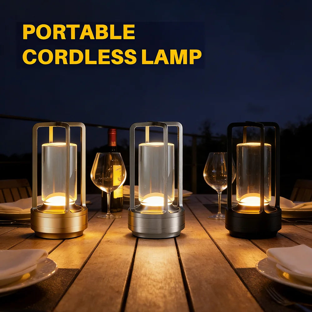 Modern LED Desk Lamp for Home - Flicker-Free Task Light & Compact Desk Footprint