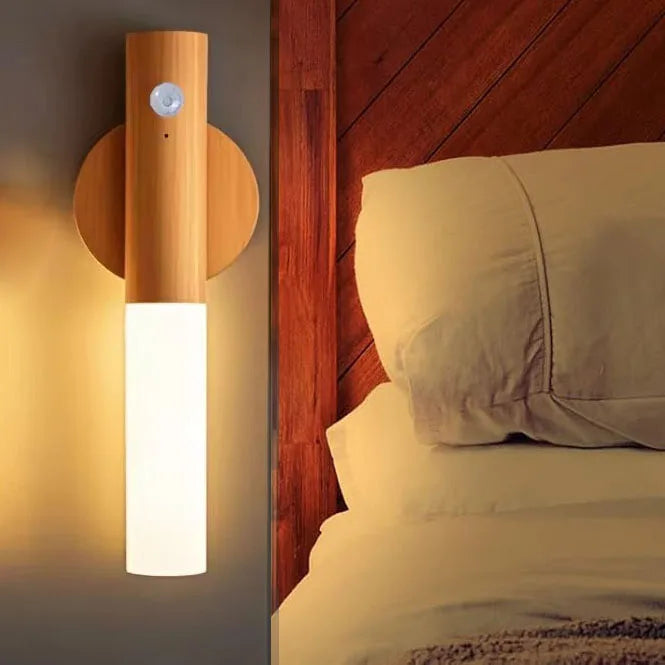 Modern Wall Sconce for Hallway - USB powered & Motion sensor activated