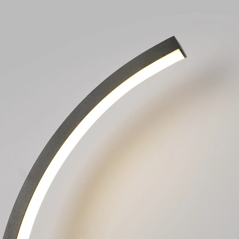 Minimalist Wall Sconce for Bedroom - C-shape silhouette