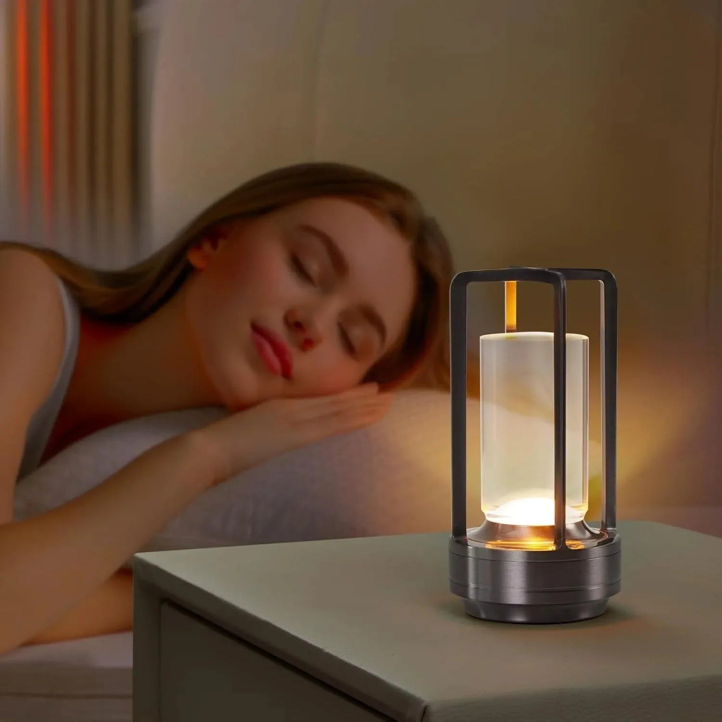 Modern LED Desk Lamp for Home - Flicker-Free Task Light & Compact Desk Footprint