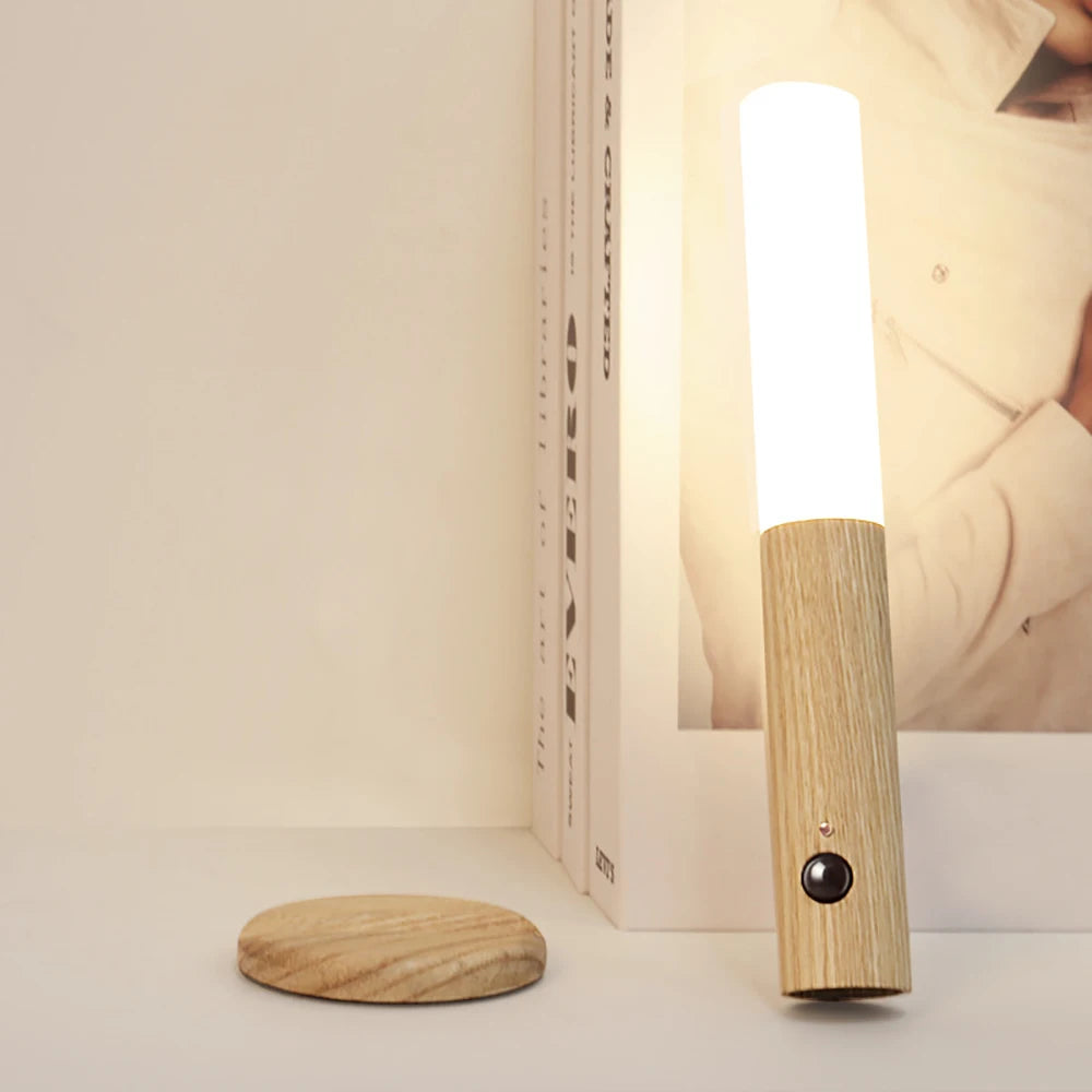 Modern Wall Sconce for Kitchen - Rechargeable battery & Motion sensor activated