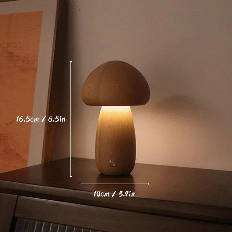Modern LED Night Light for Bedroom - USB powered & Touch control
