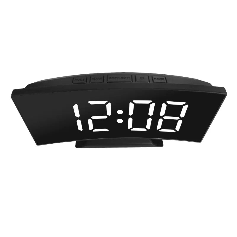Modern LED Alarm Clock for Home - Easy-Read Large Display & Clean Minimalist Face