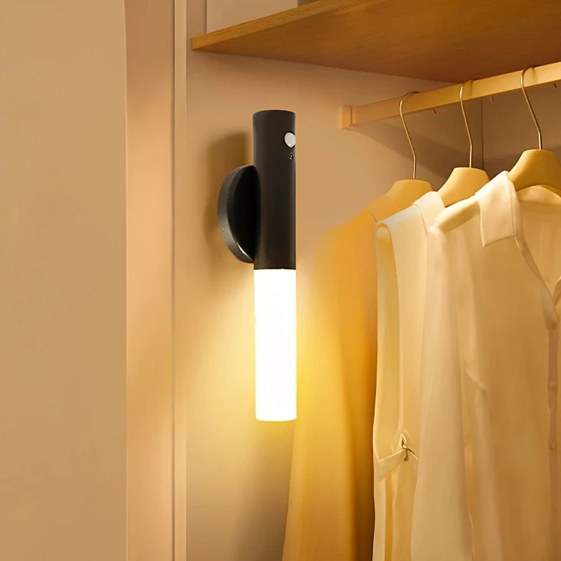 Modern Wall Sconce for Hallway - USB powered & Motion sensor activated