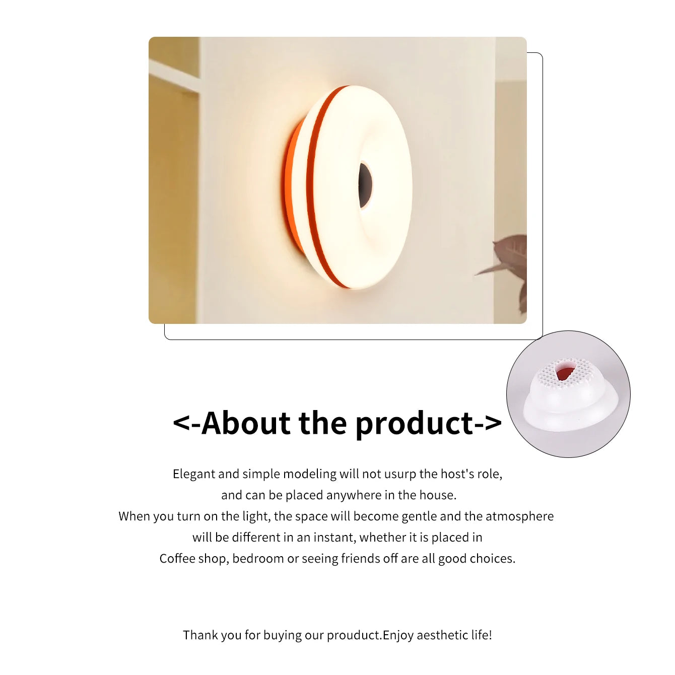 Bauhaus Table Lamp for Bedroom - USB powered & Glass shade