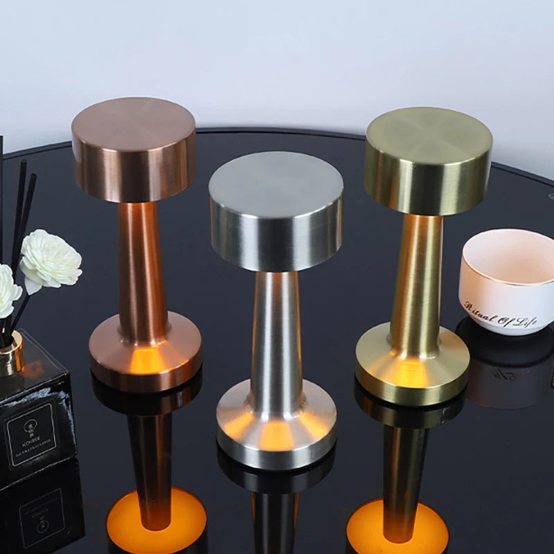 Modern LED Night Light for Home Bar - Rechargeable battery & Touch control