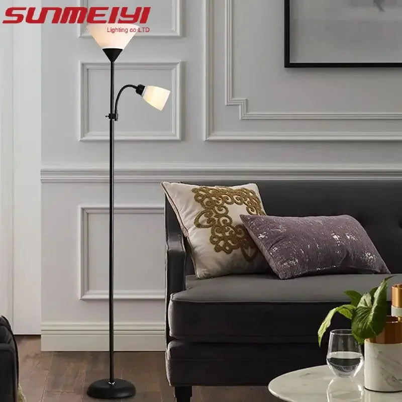 Minimalist Floor Lamp for Bedroom - E27 bulb fitting