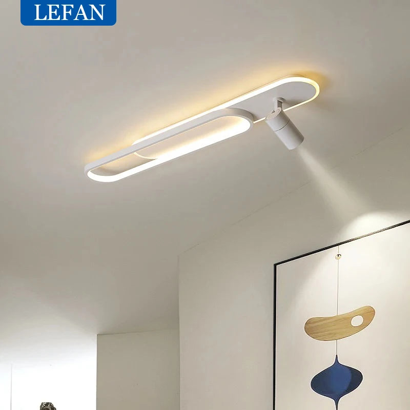 Minimalist Ceiling Light for Bedroom - Adjustable spotlights
