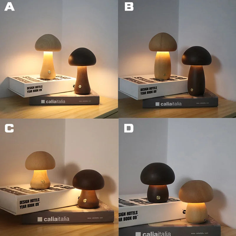 Modern LED Night Light for Bedroom - USB powered & Touch control