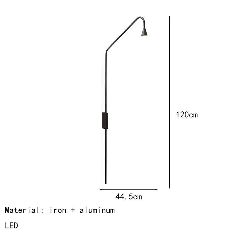 Minimalist Wall Sconce for Bedroom - Aluminum build
