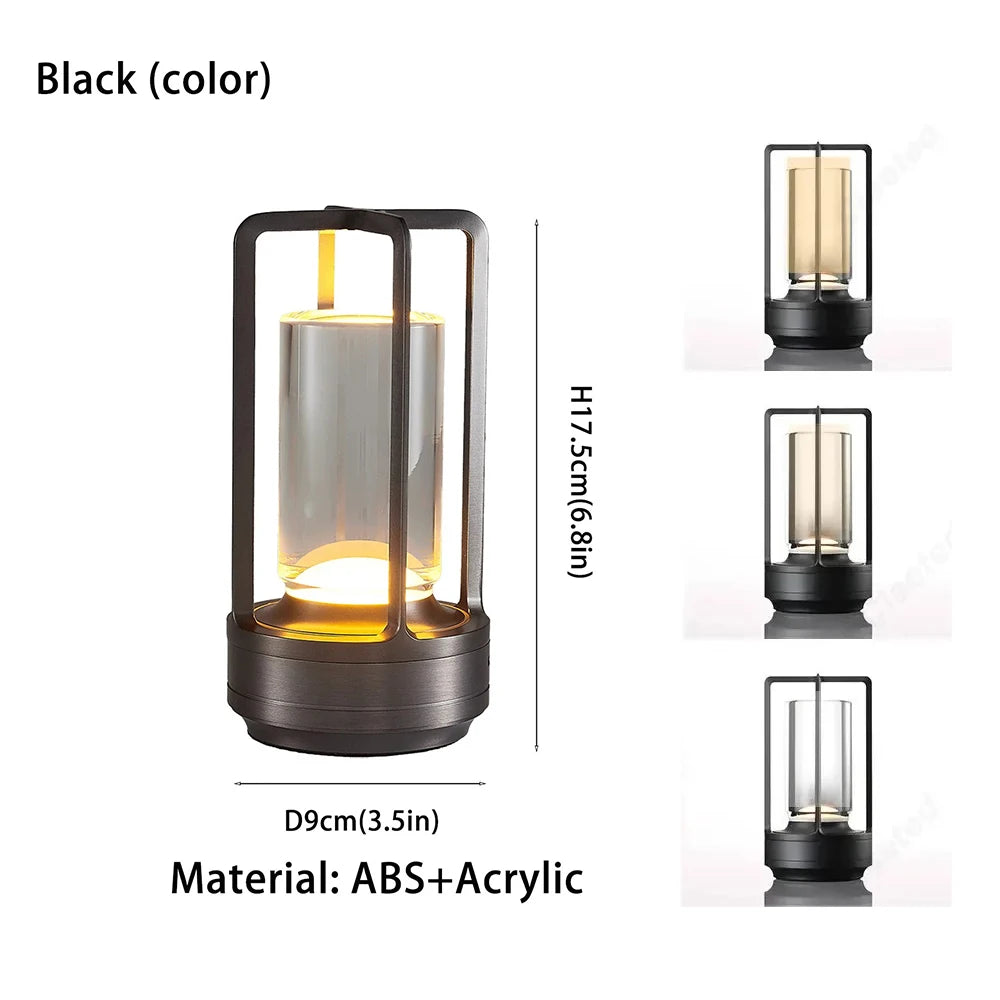 Modern LED Desk Lamp for Home - Flicker-Free Task Light & Compact Desk Footprint