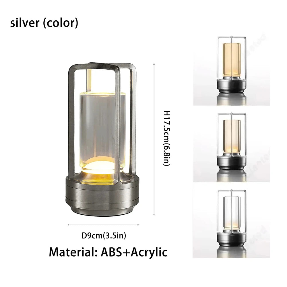 Modern LED Desk Lamp for Home - Flicker-Free Task Light & Compact Desk Footprint