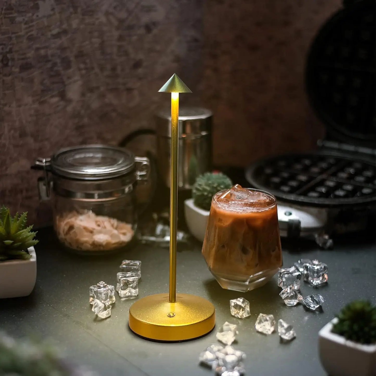 Modern LED Desk Lamp for Home - Rechargeable battery & USB powered