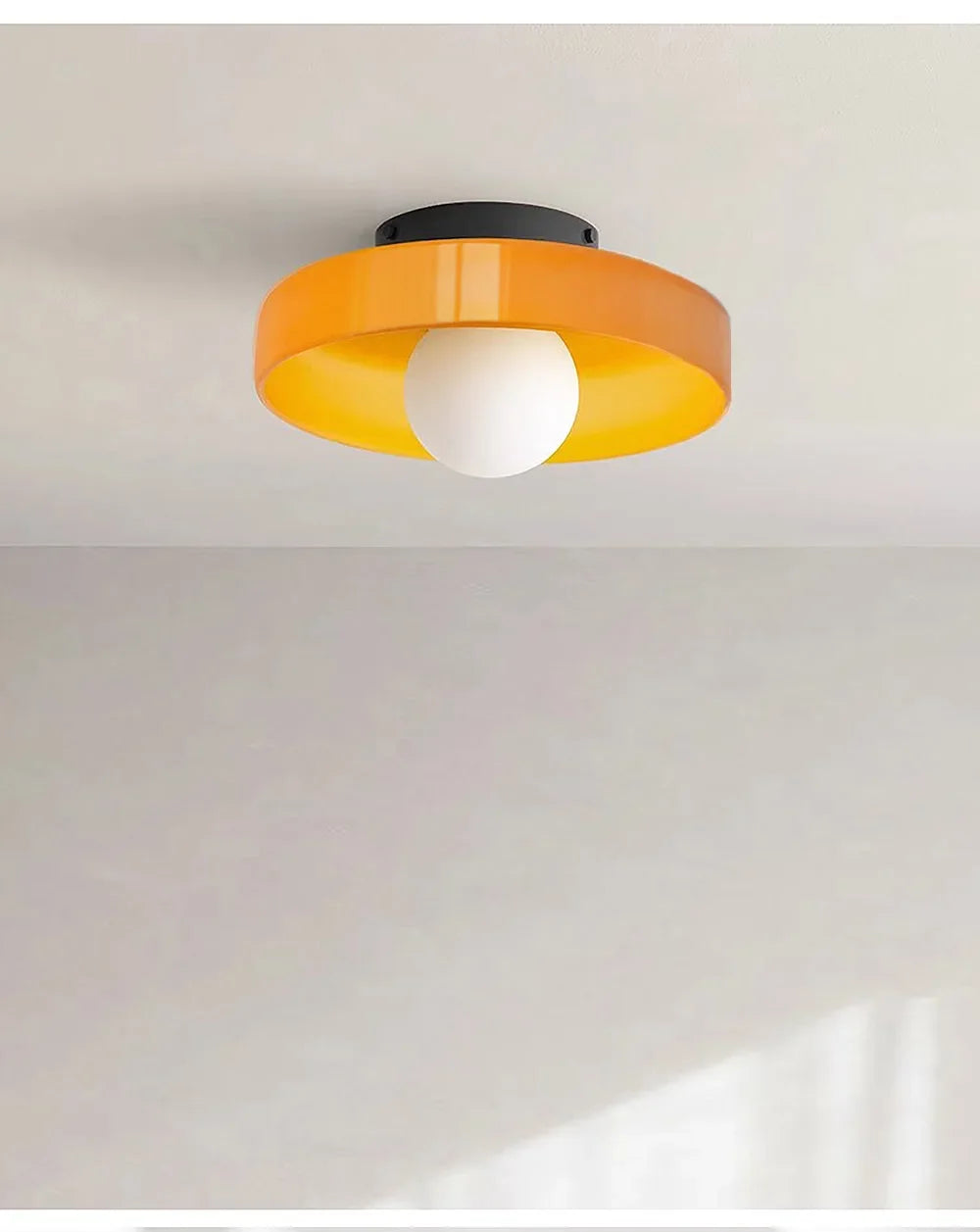 Minimalist Wall Light for Bedroom - Glass shade