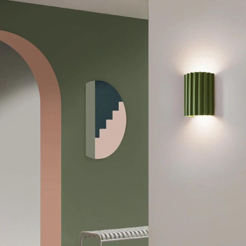 Modern Wall Sconce for Bedroom - Resin build