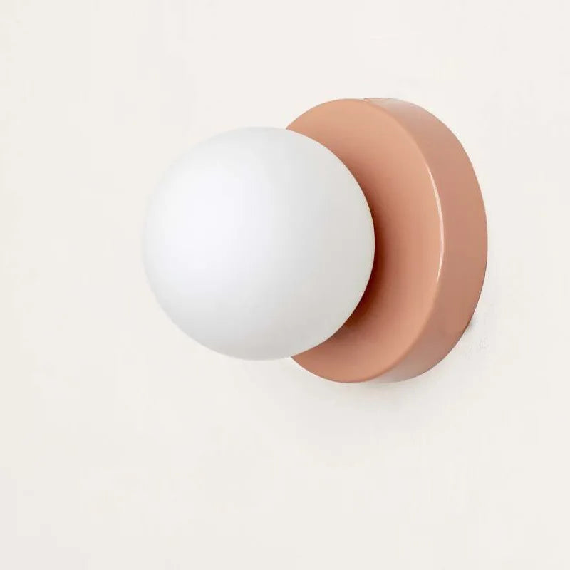 Modern Wall Sconce for Bedroom - Glass shade