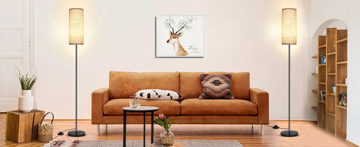 Modern Floor Lamp for Bedroom - Foot pedal switch