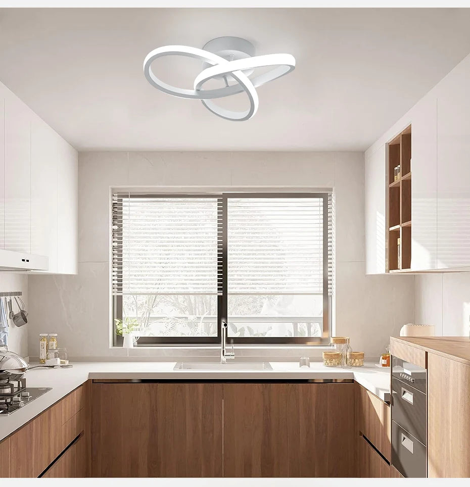 Modern Pendant Chandelier for Bedroom - 3 color temperature modes