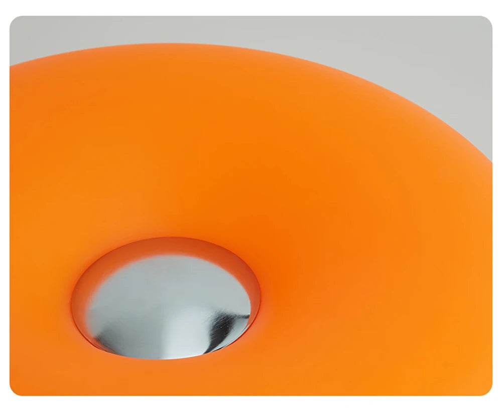 Bauhaus Table Lamp for Bedroom - USB powered & Glass shade