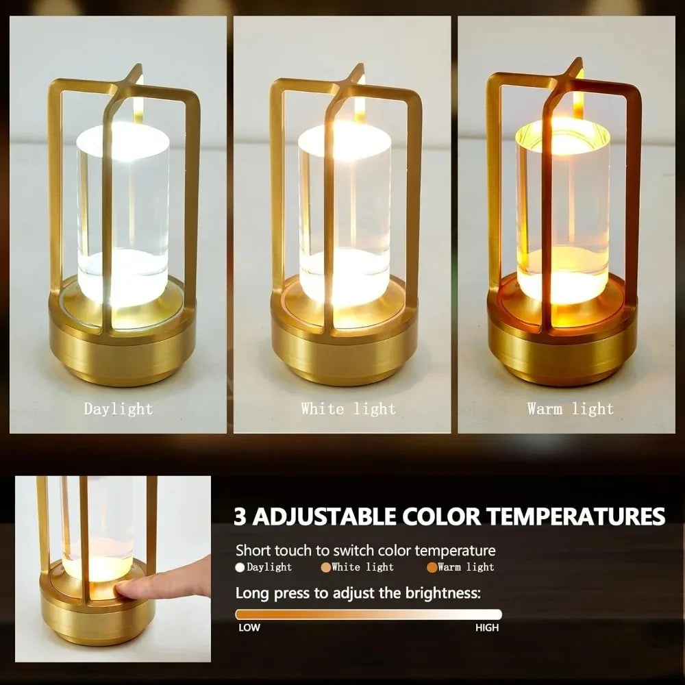 Modern LED Desk Lamp for Home - Flicker-Free Task Light & Compact Desk Footprint