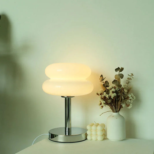 Modern LED Night Light for Bedroom - Glass shade