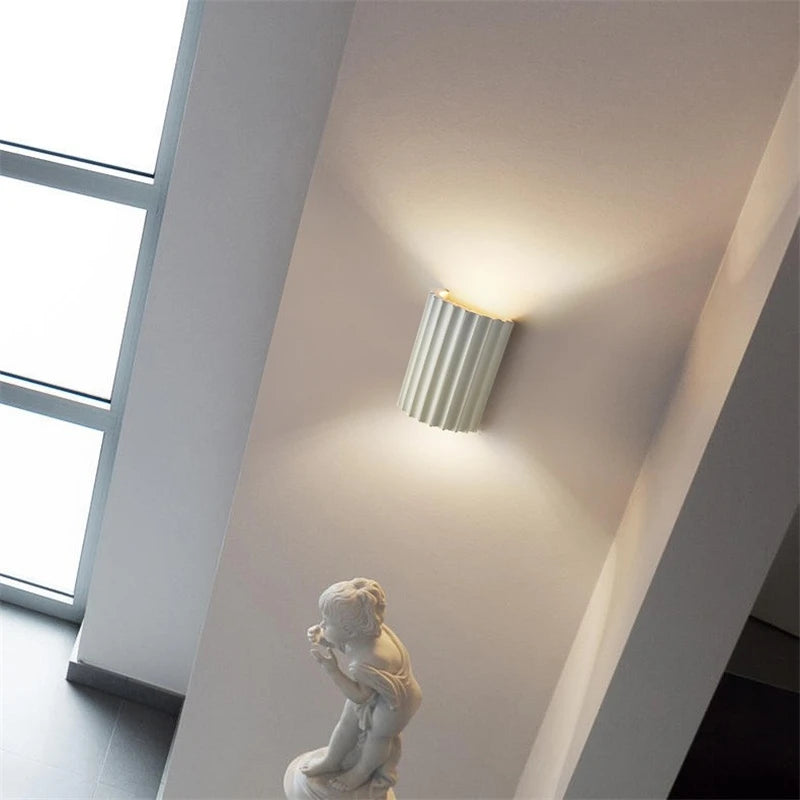 Modern Wall Sconce for Bedroom - Resin build