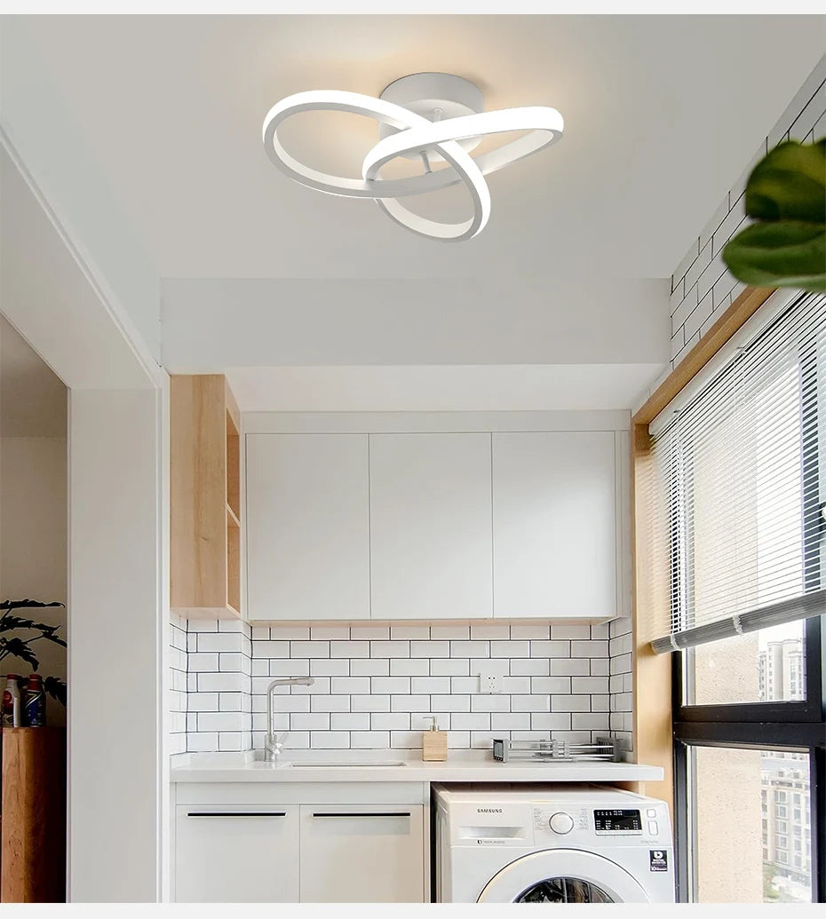 Modern Pendant Chandelier for Bedroom - 3 color temperature modes