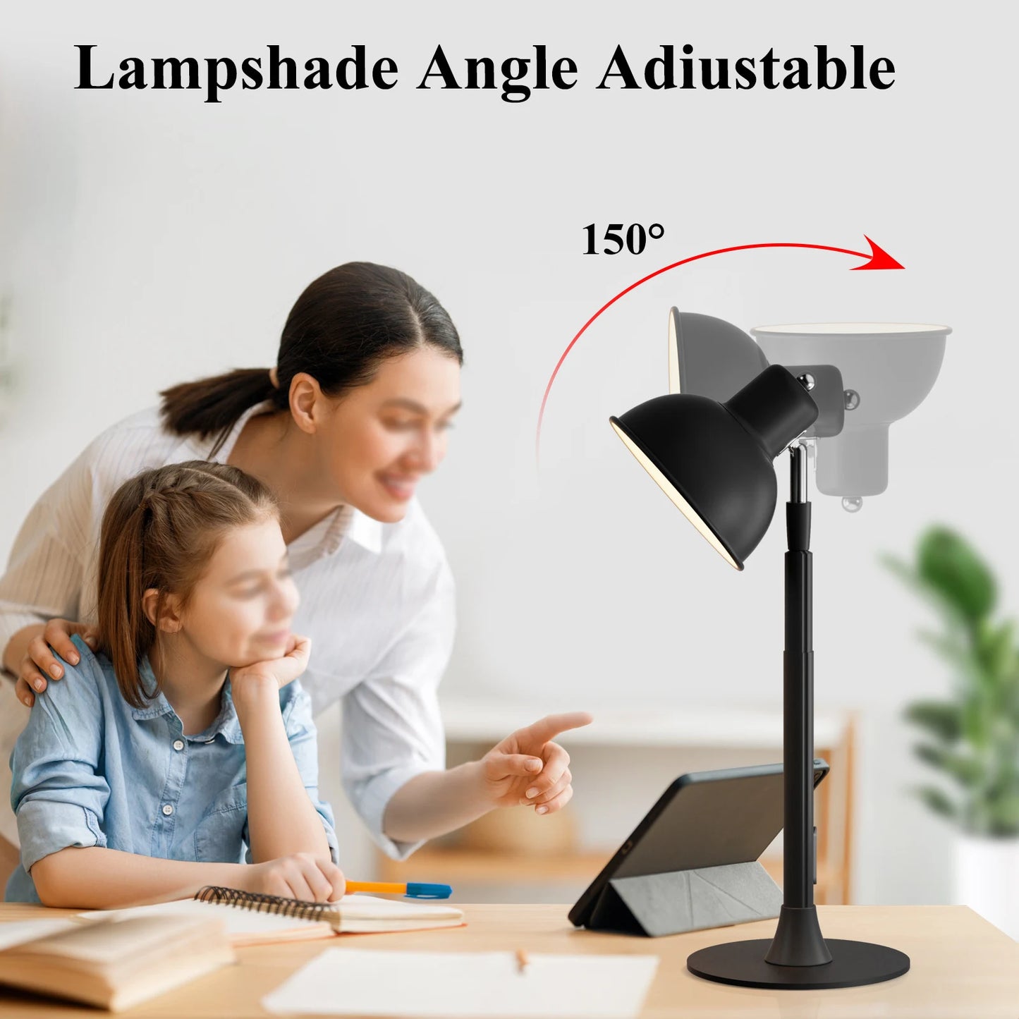 Modern Floor Lamp for Bedroom - USB powered & Stepless dimmable
