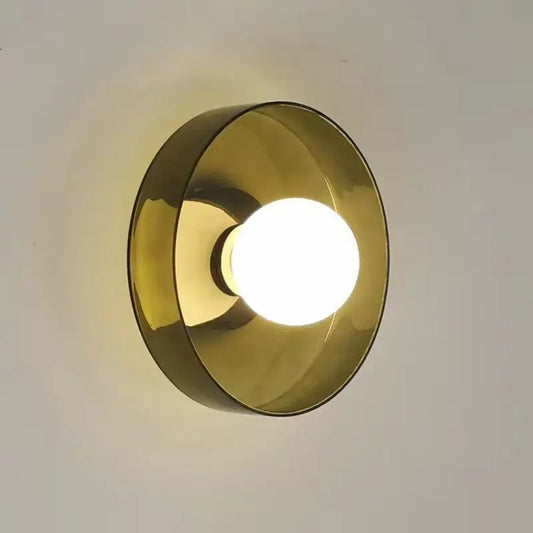 Minimalist Wall Light for Bedroom - Glass shade