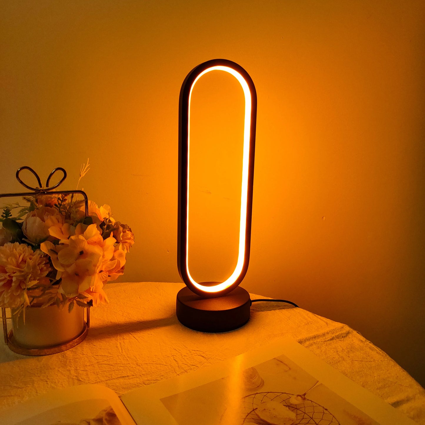Modern LED Night Light for Bedroom - 3 color temperature modes