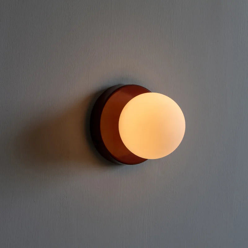 Modern Wall Sconce for Bedroom - Glass shade